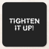 HEUTE! RECHTECKIGER PAPPUNTERSETZER (Vorderseite)