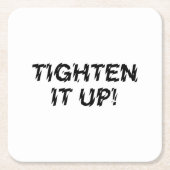 HEUTE! RECHTECKIGER PAPPUNTERSETZER (Vorderseite)