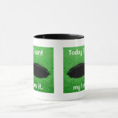 Heute schlage ich mein Handikap-Golf spielen Tasse (Zentrum)