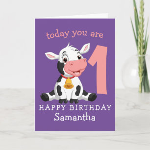 heute sind Sie 1 Geburtstagskartenfarm Karte