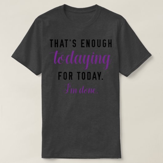 Heute T-Shirt (Design vorne)