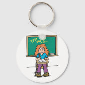 Heute testen schlüsselanhänger (Vorderseite)