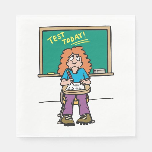 Heute testen serviette (Vorderseite)