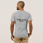 Heute und morgen doppelseitiger T - Shirt (Schwarz voll)
