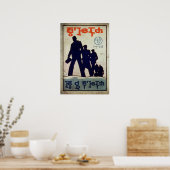 Heute und wieder morgen poster (Küche)