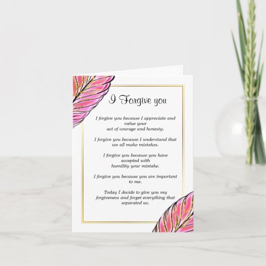 heute verzeihe ich Ihnen eine Karte (Vorderseite)