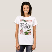 Heute wähle ich die Freude | Floral T-Shirt (Vorne ganz)