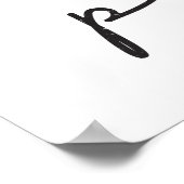 Heute wähle ich Frieden Poster (Ecke)