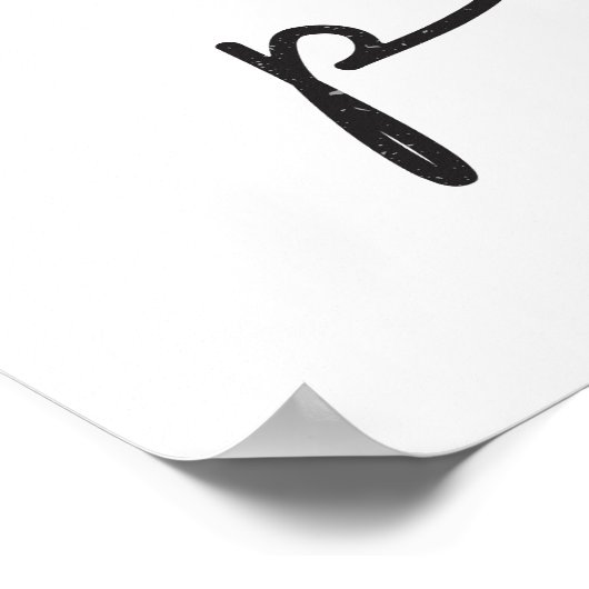 Heute wähle ich Frieden Poster (Ecke)