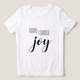 Heute wähle ich Joy Motivierend Quote Tri-Blend Shirt