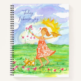 Heute wähle ich Joy Positive Danky Journal Notizblock