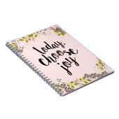 Heute wählen Sie Blumen das Freude-natürliche Notizblock (Rechte Seite)