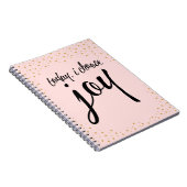 Heute wählen Sie Freude-inspirierend Notizblock (Rechte Seite)