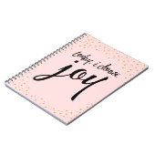 Heute wählen Sie Freude-inspirierend Notizblock (Linke Seite)