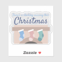 Heute Weihnachten ist ein Strumpf vermisst