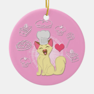 Heute werde ich backen! keramik ornament
