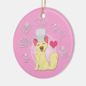 Heute werde ich backen! keramik ornament (Links)