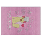 Heute werde ich backen! schneidebrett (Vorderseite)