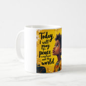Heute werde ich Gott loben Kaffeetasse (Vorderseite Links)