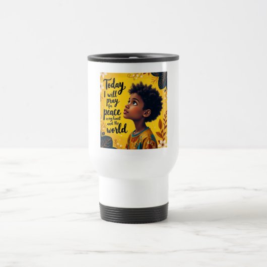 Heute werde ich Gott loben Reisebecher (Mittel)