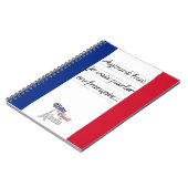 Heute werde ich in französischem 1 sprechen - groß notizblock (Linke Seite)