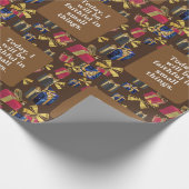 Heute werde ich in kleinen Dingen treu sein. Geschenkpapier (Ecke)