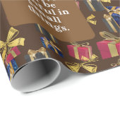 Heute werde ich in kleinen Dingen treu sein. Geschenkpapier (Rolleneckpunkt)