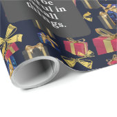 Heute werde ich in kleinen Dingen treu sein. Geschenkpapier (Rolleneckpunkt)