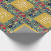 Heute werde ich in kleinen Dingen treu sein. Geschenkpapier (Ecke)