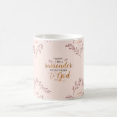 Heute werde ich Jesus alles geben. Kaffeetasse (Mittel)