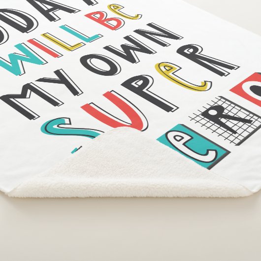 Heute werde ich mein eigener Superheld sein Sherpadecke (3/4)