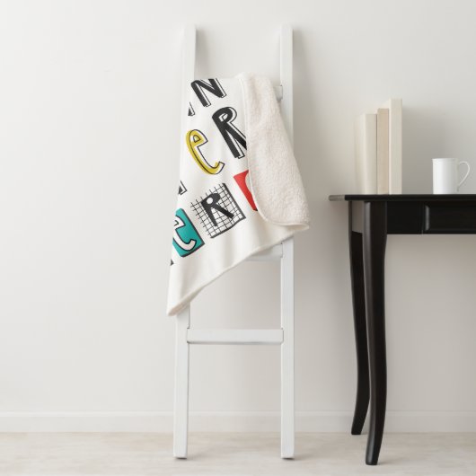 Heute werde ich mein eigener Superheld sein Sherpadecke (Beispiel)