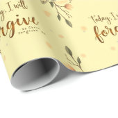 Heute werde ich meinen Glauben Bolly ausleben Geschenkpapier (Rolleneckpunkt)