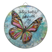 Heute werde ich mit Joy Dart Board gefüllt Dartscheibe (vorne)