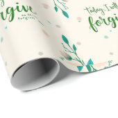 Heute werde ich verzeihen, wie Christus mir verzei Geschenkpapier (Rolleneckpunkt)