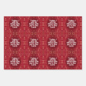 Heute werde ich voller Freude im Herrn sein. Geschenkpapier Set (Vorderseite 2)