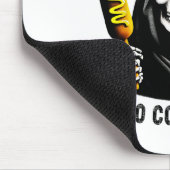 Heute werde ich zwei Maishunde Skelett Albern Meme Mousepad (Ecke)