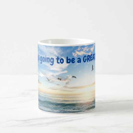 Heute wird ein großer Tag! Tasse (Mittel)