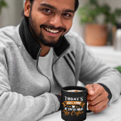 Heute wird gute Laune von Kaffeegenuss gesponsert Tasse