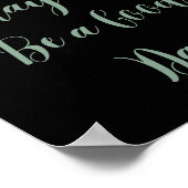 Heute wird Motivierend Poster ein guter Tag (Ecke)