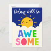 Heute wird Phantastisch Postkarte (Vorne/Hinten)