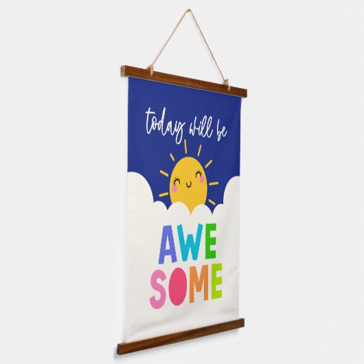 Heute wird Phantastisch Wandteppich Mit Holzrahmen (Gewinkelt)