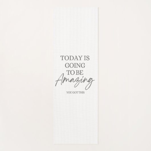 Heute wird Phantastischer Yogamattel Yogamatte (Vorderseite)