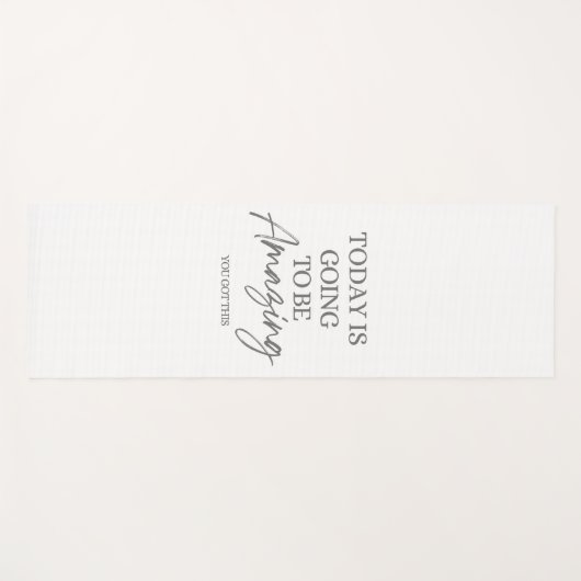 Heute wird Phantastischer Yogamattel Yogamatte (Vorderseite (Horizontal))