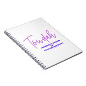 Heute Word für Erntedank-Notebook Notizblock (Rechte Seite)