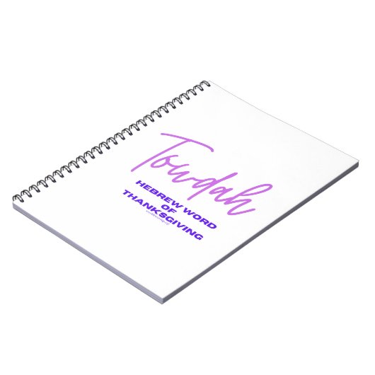 Heute Word für Erntedank-Notebook Notizblock (Linke Seite)