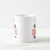 Heute wurde annulliert kaffeetasse (Mittel)