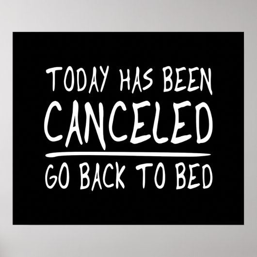 Heute wurde annulliert poster (Vorne)