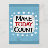 Heute zählen Postkarte (Vorderseite)