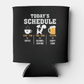 Heute Zeitplan Kaffee Eichhörnchen Jagdzeit Dosenkühler (Vorderseite)